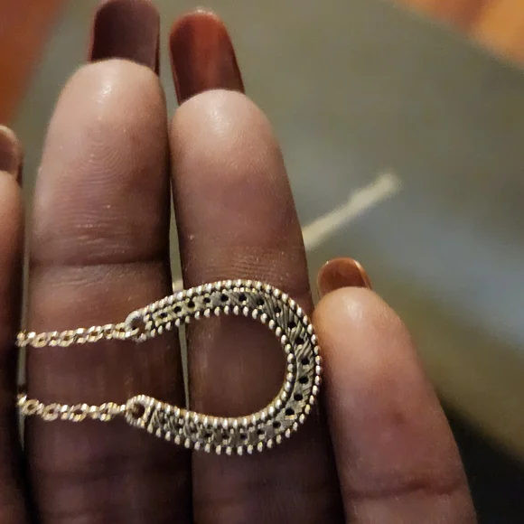 Judith Ripka 18inch Horseshoe Necklace - Picture 7 of 16